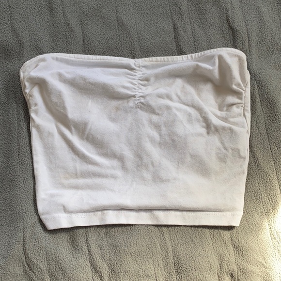 White Garage Tube Top - Picture 2 of 3
